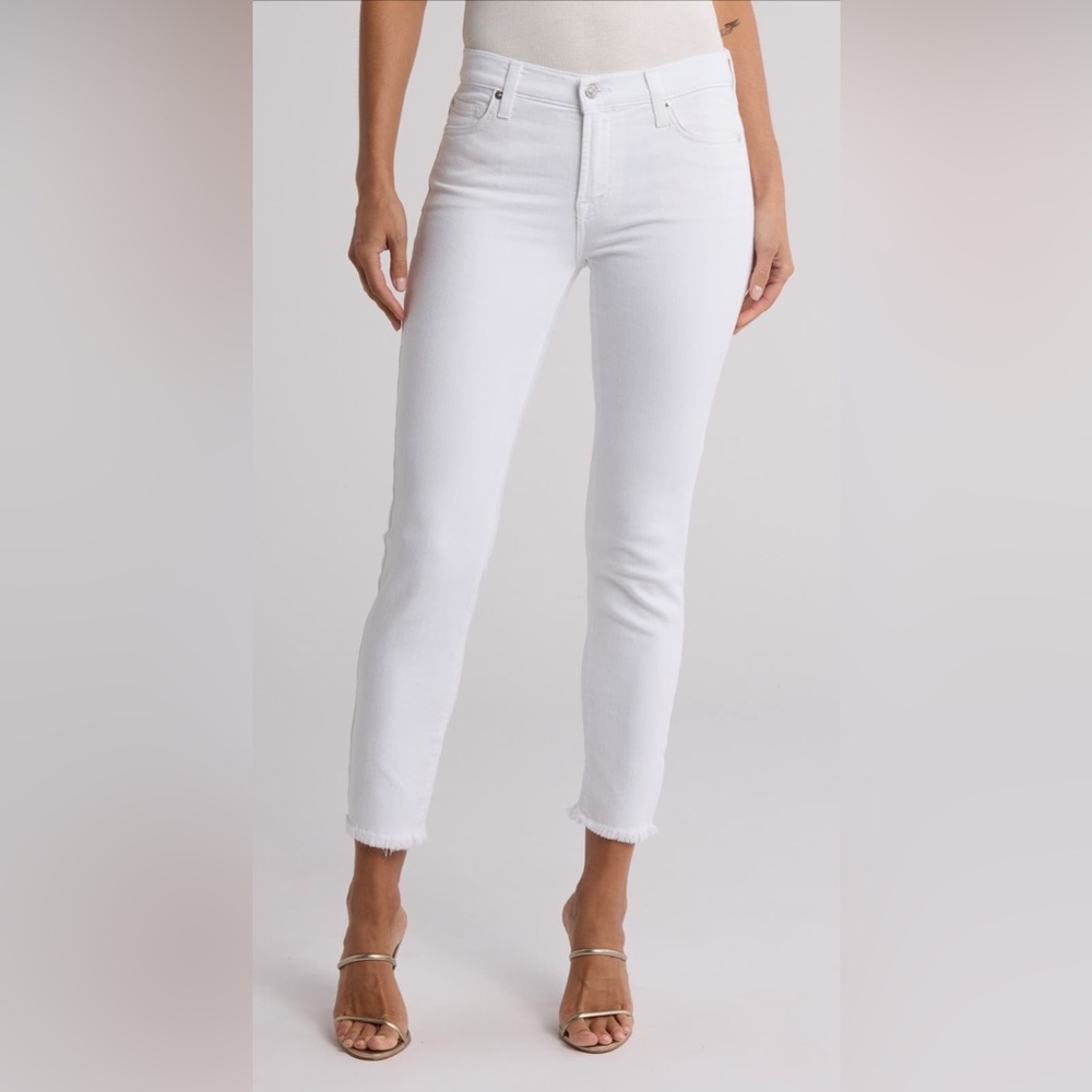 7 For All Mankind Roxanne Skinny Ankle Jeans Sz 24
